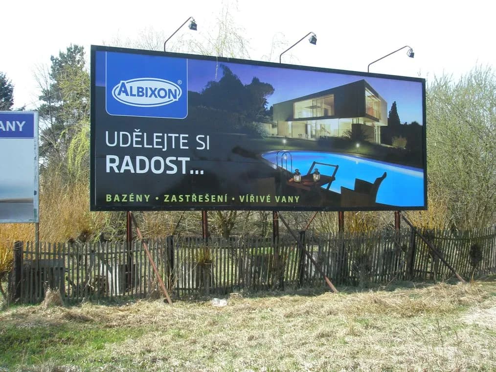 Realizace billboardu Olbramovice