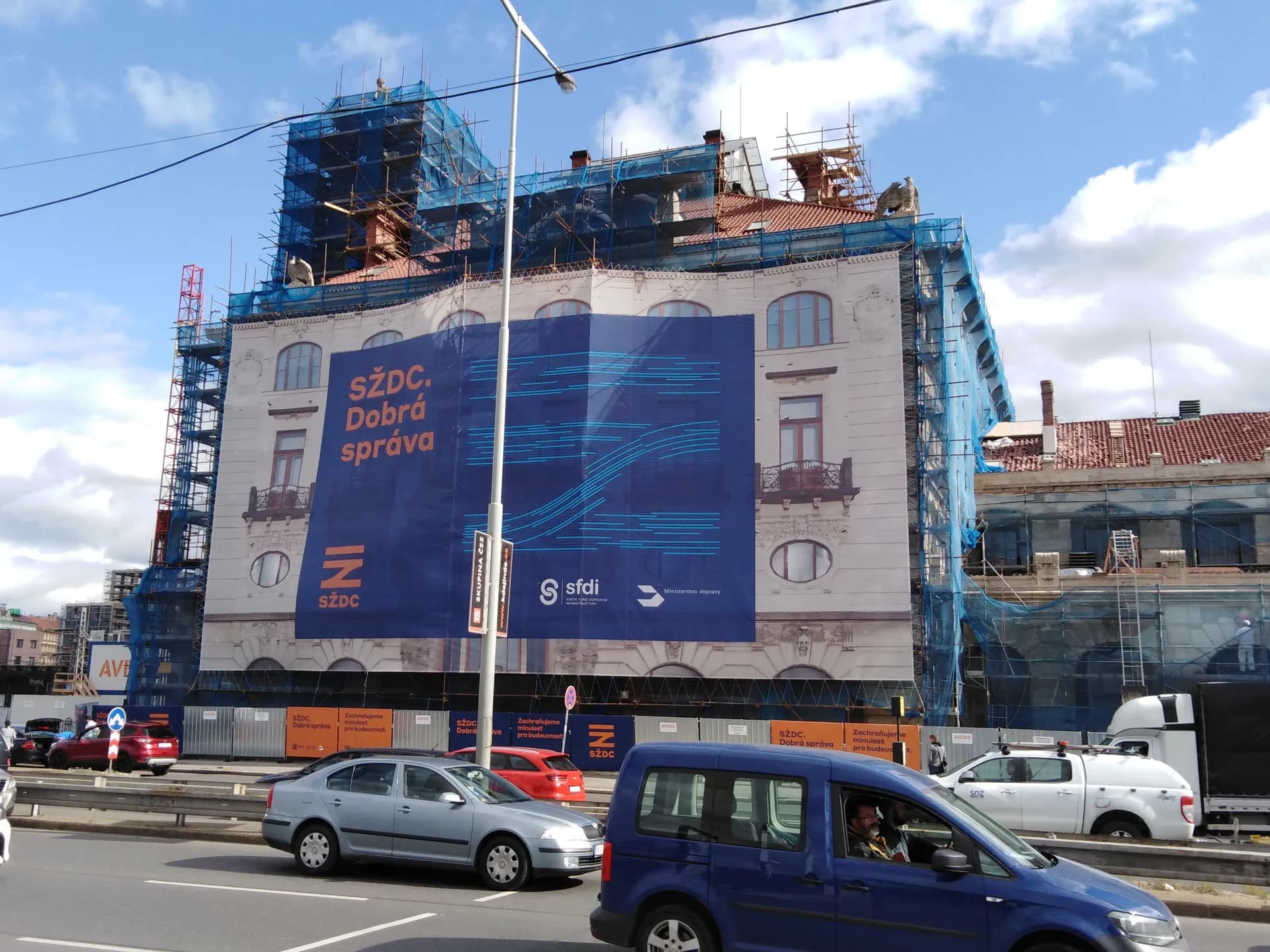 Reklamní plachty - realizace