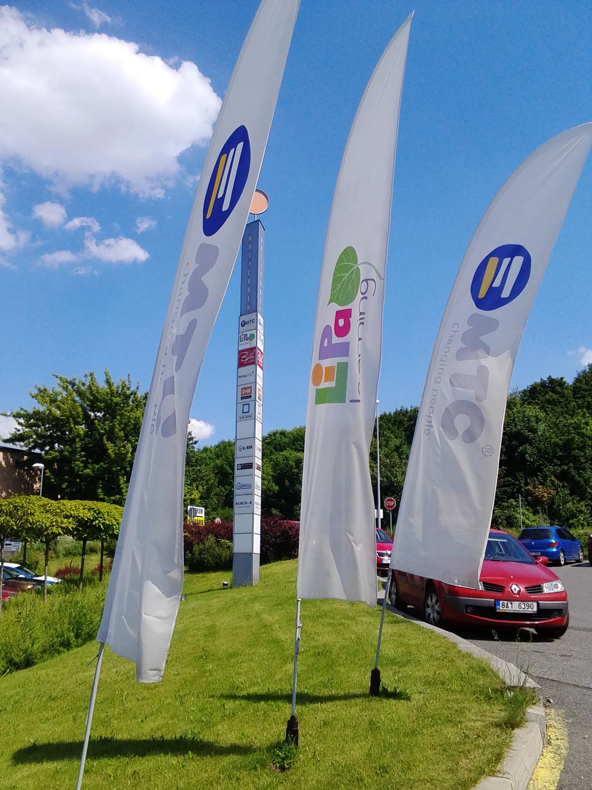 Vlajky a textil - realizace